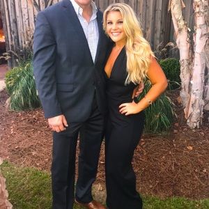 Black Open Back Romper